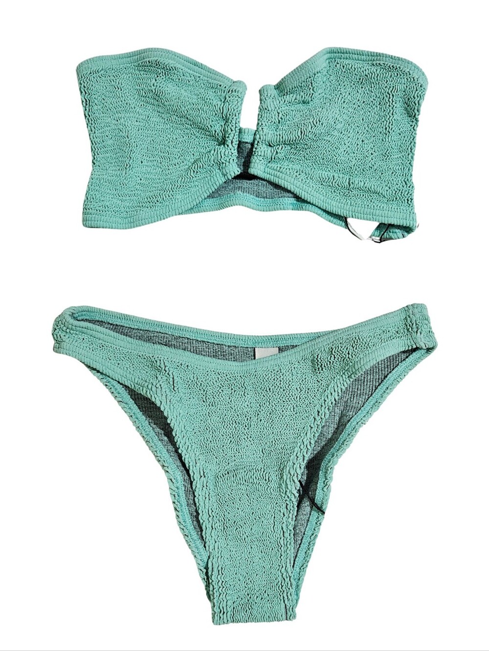 Bond-Eye Bikini Set Blake Bandeau & Christy Brief Strapless Jelly Mint Swimsuit